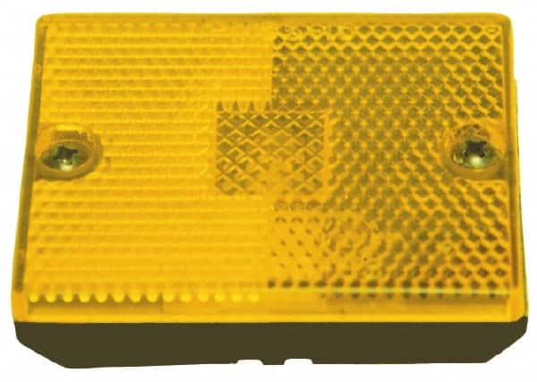 Peterson - 2-3/4" Long x 2-1/8" Wide, Amber Lens & Reflector - Plastic, 12 Volt - A1 Tooling