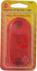 Peterson - 4-1/8" Long x 2" Wide, Red Lens & Reflector - Plastic, 12 Volt - A1 Tooling