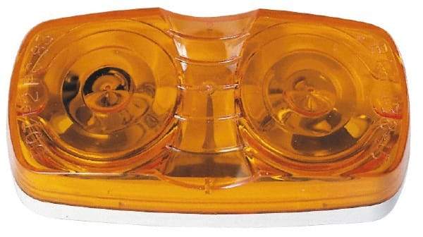 Peterson - 4" Long x 2" Wide, Amber Lens & Reflector - Plastic, 12 Volt - A1 Tooling