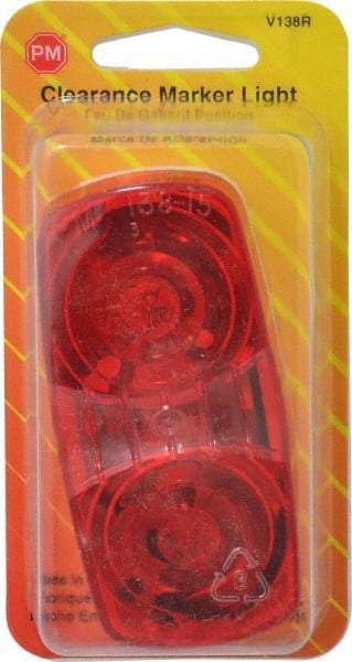 Peterson - 4" Long x 2" Wide, Red Lens & Reflector - Plastic, 12 Volt - A1 Tooling