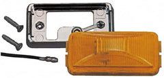 Peterson - 2-1/2" Long x 1-1/4" Wide, Amber Lens & Reflector - Plastic, 12 Volt - A1 Tooling