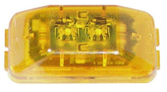 Peterson - 2-7/8" Long x 1-1/2" Wide, Amber Lens & Reflector - Plastic, 12 Volt - A1 Tooling