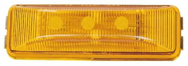 Peterson - 3-13/16" Long x 1" Wide, Amber Lens & Reflector - Plastic, 12 Volt - A1 Tooling