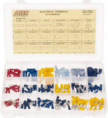 Value Collection - 175 Piece, Electrical Terminal Fastener Kit - A1 Tooling