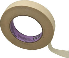 3M - 1" Wide x 60 Yd Long Tan Paper Masking Tape - Series 2040, 5.5 mil Thick, 23 In/Lb Tensile Strength - A1 Tooling