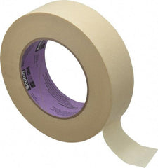 3M - 1-1/2" Wide x 60 Yd Long Tan Paper Masking Tape - Series 2040, 5.5 mil Thick, 23 In/Lb Tensile Strength - A1 Tooling