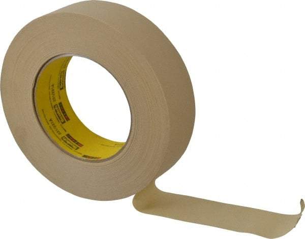 3M - 1-1/2" Wide x 60 Yd Long Tan Paper Masking Tape - Series 231, 7.6 mil Thick, 28 In/Lb Tensile Strength - A1 Tooling