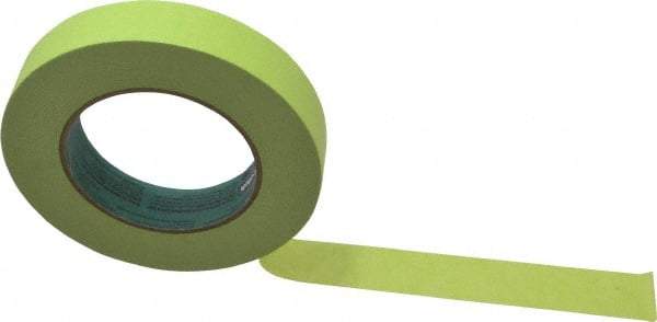 3M - 1" Wide x 60 Yd Long Green Crepe Paper Masking Tape - Series 2060, 6 mil Thick, 24 In/Lb Tensile Strength - A1 Tooling