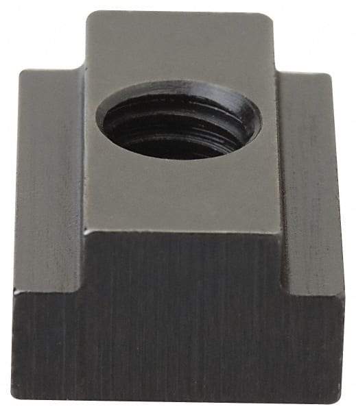 Gibraltar - 1-8 Blind Tapped T Slot Nut - 1-1/16" Slot Width, 1-5/8 x 11/16" Base Width x Height, 2 x 1-1/8" OAL x Height - A1 Tooling