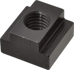 TE-CO - 5/8-11 Blind Tapped T Slot Nut - 3/4" Slot Width, 1-1/4 x 15/32" Base Width x Height, 1-1/4 x 3/4" OAL x Height - A1 Tooling