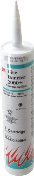 3M - 10.3 oz Cartridge Gray RTV Silicone Joint Sealant - -40 to 302°F Operating Temp, 90 min Tack Free Dry Time, Series 2000 - A1 Tooling