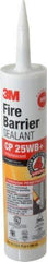 3M - 10.1 oz Cartridge Red Acrylic & Latex Caulk - -20 to 180°F Operating Temp, 10 min Tack Free Dry Time, Series CP 25WB - A1 Tooling