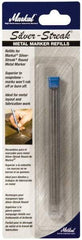 Markal - Metallic Silver Graphite Petroleum Base Marker - Fine Tip - A1 Tooling