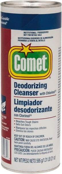 Comet USA LLC - 21 oz Can Powder Bathroom Cleaner - Bleach Scent, General Purpose Cleaner - A1 Tooling