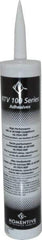 Momentive Performance Materials - 10.1 oz Tube Silver RTV Silicone Joint Sealant - 400°F Max Operating Temp, 20 min Tack Free Dry Time, 24 hr Full Cure Time, Series RTV100 - A1 Tooling