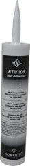 Momentive Performance Materials - 10 oz Cartridge Red RTV Silicone Joint Sealant - 500°F Max Operating Temp, 20 min Tack Free Dry Time, 24 hr Full Cure Time, Series RTV100 - A1 Tooling