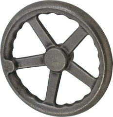 Gibraltar - 10", 3 Spoke Offset Handwheel - 2" Hub, Cast Iron, Plain Finish - A1 Tooling