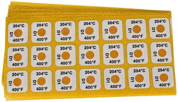 Tempil - 204°C Temp Indicating Label - 1 Rating - A1 Tooling