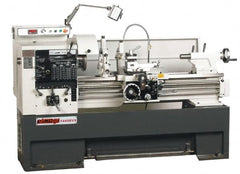 Vectrax - 14" Swing, 39-5/16" Between Centers, 220 Volt, Triple Phase Engine Lathe - 7MT Taper, 5 hp, 20 to 2,500 RPM, 2" Bore Diam, 45" Deep x 68" High x 90" Long - A1 Tooling