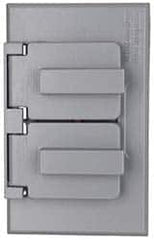 Cooper Crouse-Hinds - Electrical Outlet Box Aluminum Weatherproof Cover - Includes Gasket - A1 Tooling