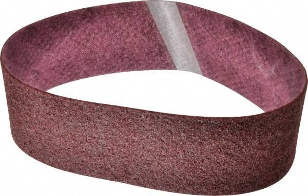 3M - 4" Wide x 36" OAL, Aluminum Oxide Abrasive Belt - Aluminum Oxide, Medium, Nonwoven, Series SC-BS - A1 Tooling