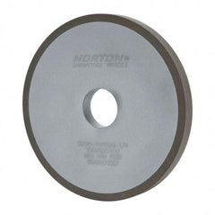 Norton - 6" Diam x 1-1/4" Hole x 1/2" Thick, 120 Grit Surface Grinding Wheel - Diamond, Type 1A1, Fine Grade, Resinoid Bond - A1 Tooling