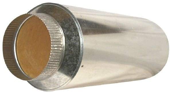 Suncourt - 6" ID Galvanized Duct Muffler - 24" Long x 10" Wide, 26 Gage, 1 Piece - A1 Tooling