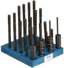 TE-CO - 41 Piece, 1/2-13 Stud, T Nut & Stud Kit - 3, 4, 5, 6, 7, 8" Stud Lengths - A1 Tooling