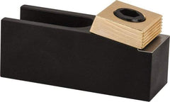 Mitee-Bite - 1-1/2" Wide x 1.62" High, Stepped, U Shaped Strap Clamp - 1.82" Travel, 4.21" OAL, 1.378" Tapered Height, 1.82" Slot Length - A1 Tooling