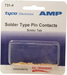 Tyco/Amp - 18 AWG Wire Modular Receptacle Plug Connector Pin Solder Cup Contact - A1 Tooling