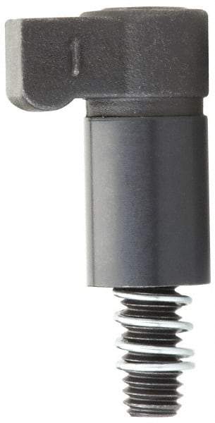 Gibraltar - 5/16-18 Thread, 0.624" Body Diam, 1-3/8" Body Length, Cap Screw Hook Clamp Assembly - 1/2" Height of Clamp Face, 7/16" Width of Clamp Face, Black Oxide Coating, Carbon Alloy Steel - A1 Tooling