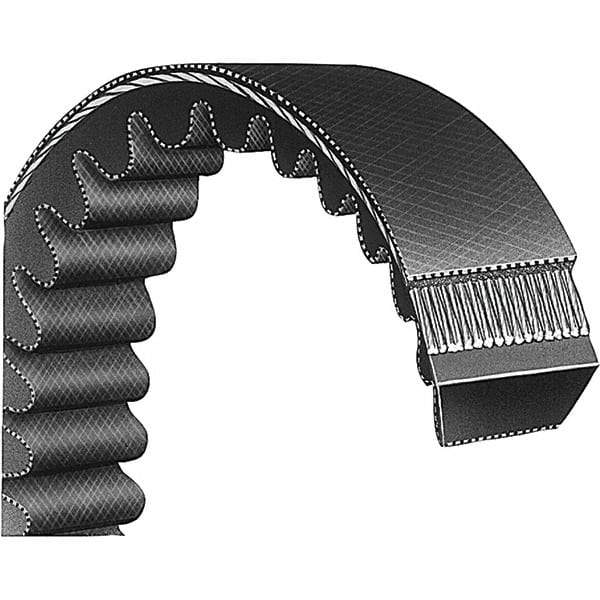 Bando - Section V, 1.813" Wide, 98" Outside Length, V-Belt - Neoprene Rubber, Black, Variable Speed - A1 Tooling