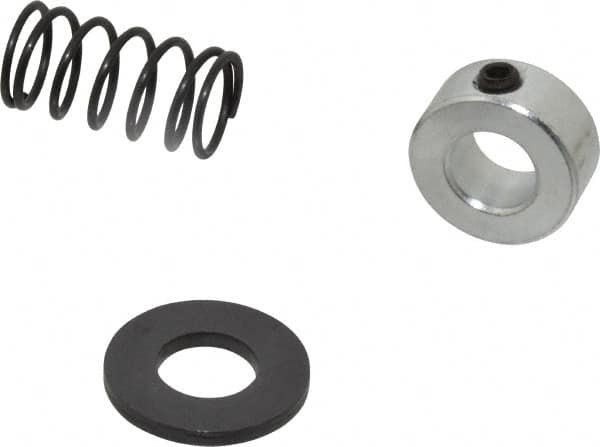 TE-CO - 1/2" Size, Black Oxide Coated Washer Clamp Support - Includes Shaft Collar, Spring & Washer - A1 Tooling