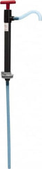 Made in USA - 9/16" Outlet, PVC Hand Operated Transfer Pump - 5 oz per Stroke, For Sanitary - A1 Tooling