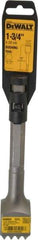 DeWALT - 1-3/4" Head Width, 10" OAL, 1" Shank Diam, Bushing Tool Chisel - Hex Shank, Steel - A1 Tooling