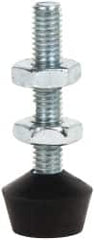 De-Sta-Co - 10-32 Carbon Steel Cap Tip Clamp Spindle Assembly - 25.65mm Thread Length, 35.05mm OAL, Flat Tip Cap, 0.56" Tip Surface Diam, Use with Toggle Clamps - A1 Tooling