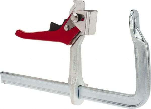 Bessey - 5-1/2" Deep Throat, 12" Max Capacity, Standard Sliding Arm Clamp - 1,200 Lb Clamping Pressure - A1 Tooling