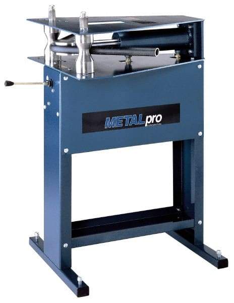 Metalpro - 1/4 to 2 Inch (Schedule 80) Pipe Capacity, Hydraulic Power Pipe Bender - 27 Inch Wide x 26 Inch Overall Depth x 43 Inch Overall Height, 2 Inch Square Tube Capacity, 110 Voltage - A1 Tooling