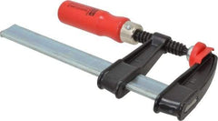 Bessey - 6" Capacity, 2-1/2" Throat Depth Steel Bar Clamp - 600 Lb Clamping Pressure - A1 Tooling