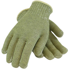 07-KA740/L Gloves W/ACP Technology - Kevlar ACP 7 Gauge Seamless Knit - Econ. Wgt - Polyester Line - Green