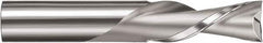 SGS - 5/32" Cutting Diam x 5/8" Length of Cut, 2 Flute, Downcut Spiral Router Bit - Uncoated, Right Hand Cut, Solid Carbide, 2-1/2" OAL x 1/4" Shank Diam, Square End - A1 Tooling