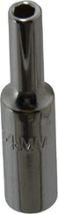 Proto - 1/4" Drive, Deep Hand Socket - 6 Points, 1-15/16" OAL, Chrome Finish - A1 Tooling