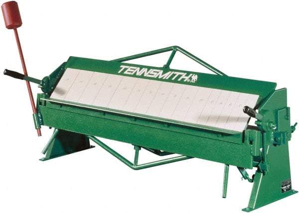 Tennsmith - 48-1/4 Inch Bending Length, Bench Machine Box and Pan Brake - 61 Inch Wide, 22 Inch Deep, 31 Inch High - A1 Tooling