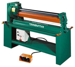 Tennsmith - 20 Gauge Max Stainless Steel Capacity, 49 Inch Max Forming Width, Floor Machine, Electric Slip Roll - 3/4 hp, 77 Inch Overall Width, x 50 Inch Overall Height, 3 Inch Slip Roll Diameter, 3/8, 1/2, 5/8 Inch Wire Groove Width, 230/460 Voltage - A1 Tooling