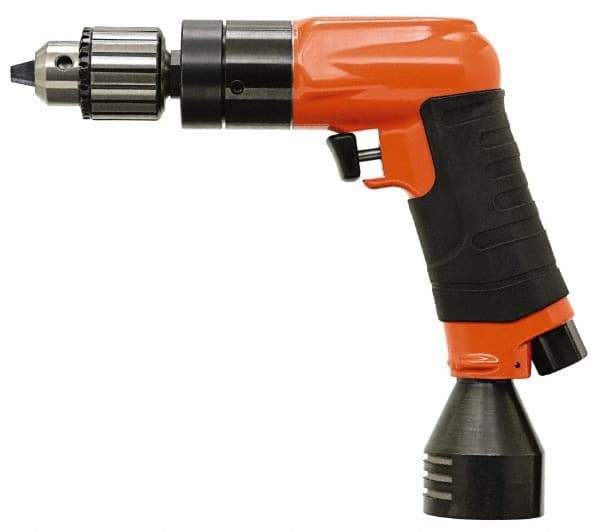 Dotco - 1/2" Keyed Chuck - Pistol Grip Handle, 3,200 RPM, 1.4 hp, 90 psi - A1 Tooling