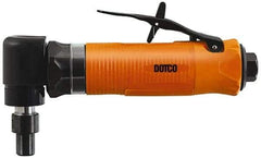 Dotco - 1/4" Collet, Angle Handle, Air Angle Die Grinder - 20,000 RPM, Rear Exhaust, 23 CFM, 0.4 hp, 90 psi, 1/4" Inlet - A1 Tooling