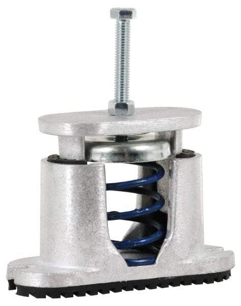 Tech Products - 3/8-16 Bolt Thread, 5-3/4" Long x 2-1/4" Wide x 3-7/8" High Aluminum Housed Spring Mounts - 165 Max Lb Capacity, 3" Thread Length - A1 Tooling