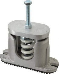 Tech Products - 1/2-13 Bolt Thread, 7-3/4" Long x 2-5/8" Wide x 5" High Aluminum Housed Spring Mounts - 1,300 Max Lb Capacity, 3-1/2" Thread Length - A1 Tooling