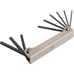 Proto - Hex Key Sets - 9PC 4/64"-1/4" FOLDING HEX KEY SET - A1 Tooling