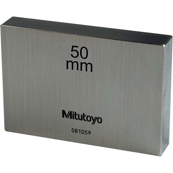 Mitutoyo - 50mm Steel Rectangular Gage Block - A1 Tooling